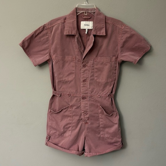 pistola Pants - Pistola Parker Field Suit Short Romper Size Small
